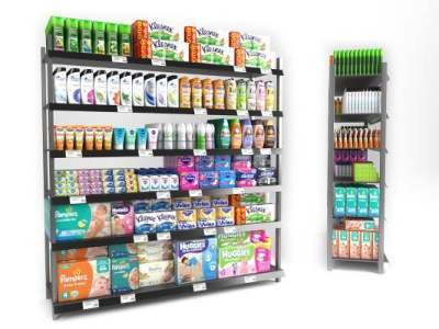 現(xiàn)代超市果蔬貨架 設(shè)計(jì)理念與實(shí)用模型